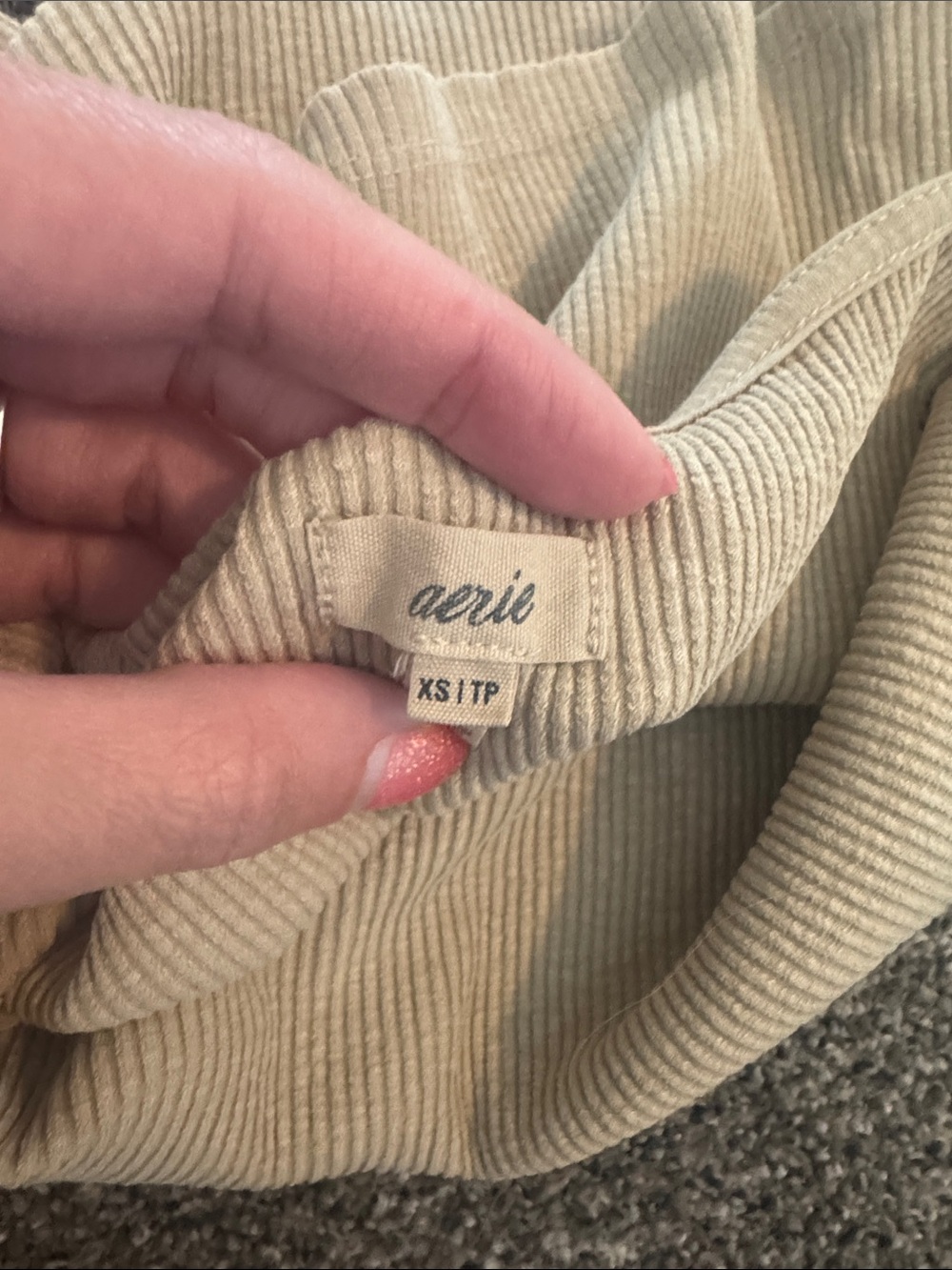 Aerie Ribbed Open Back Top - Picture 5 of 5